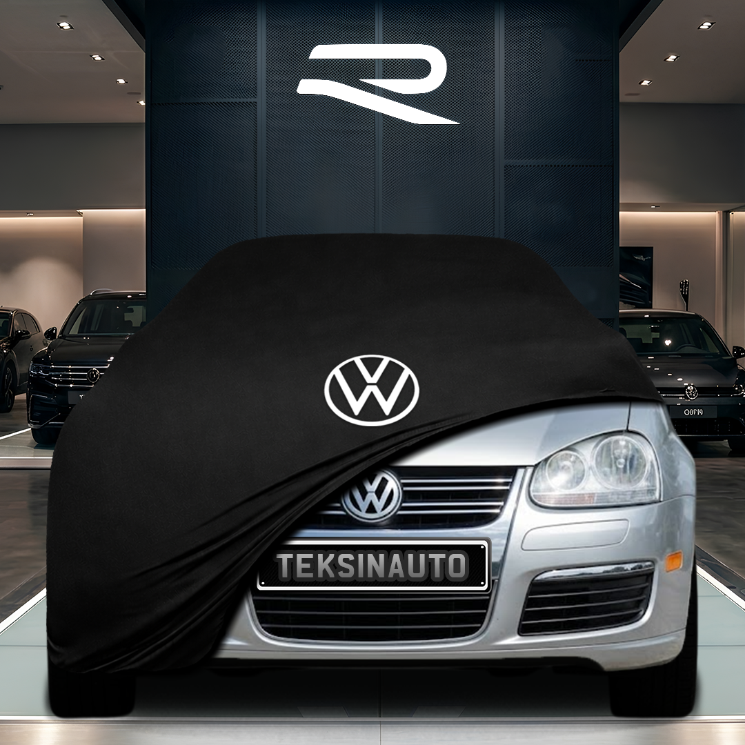 Volkswagen Jetta 5 (2005-2010) Custom Fit Indoor Car Cover Soft Stretch Black Gray Blue Red Dust Protection Garage Cover Laser Cut + Bag