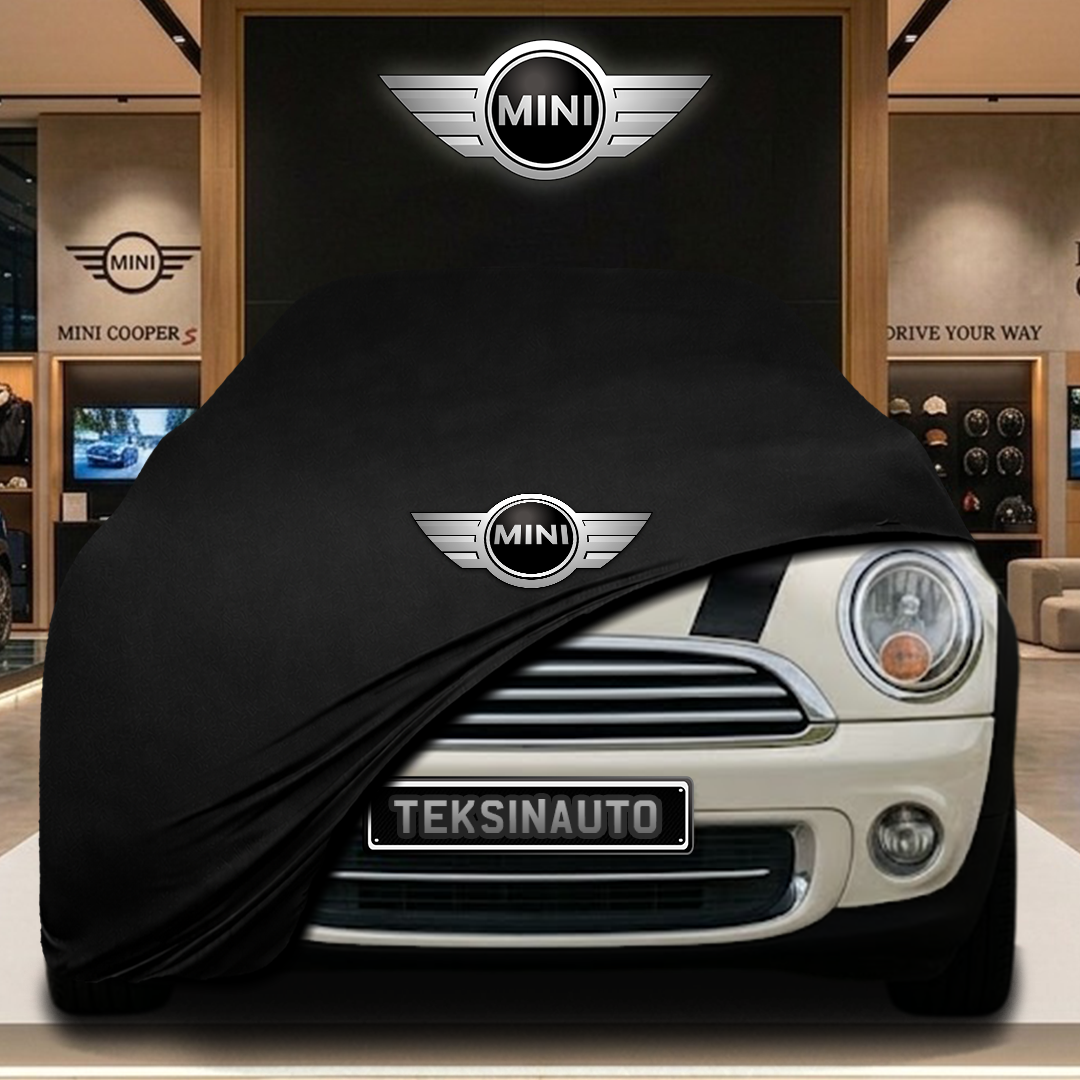 MİNİ COOPER HATCH R56 2006-2014 Custom Fit Indoor Car Cover Soft Stretch Black Gray Blue Red Dust Protection Garage Cover Laser Cut + Bag