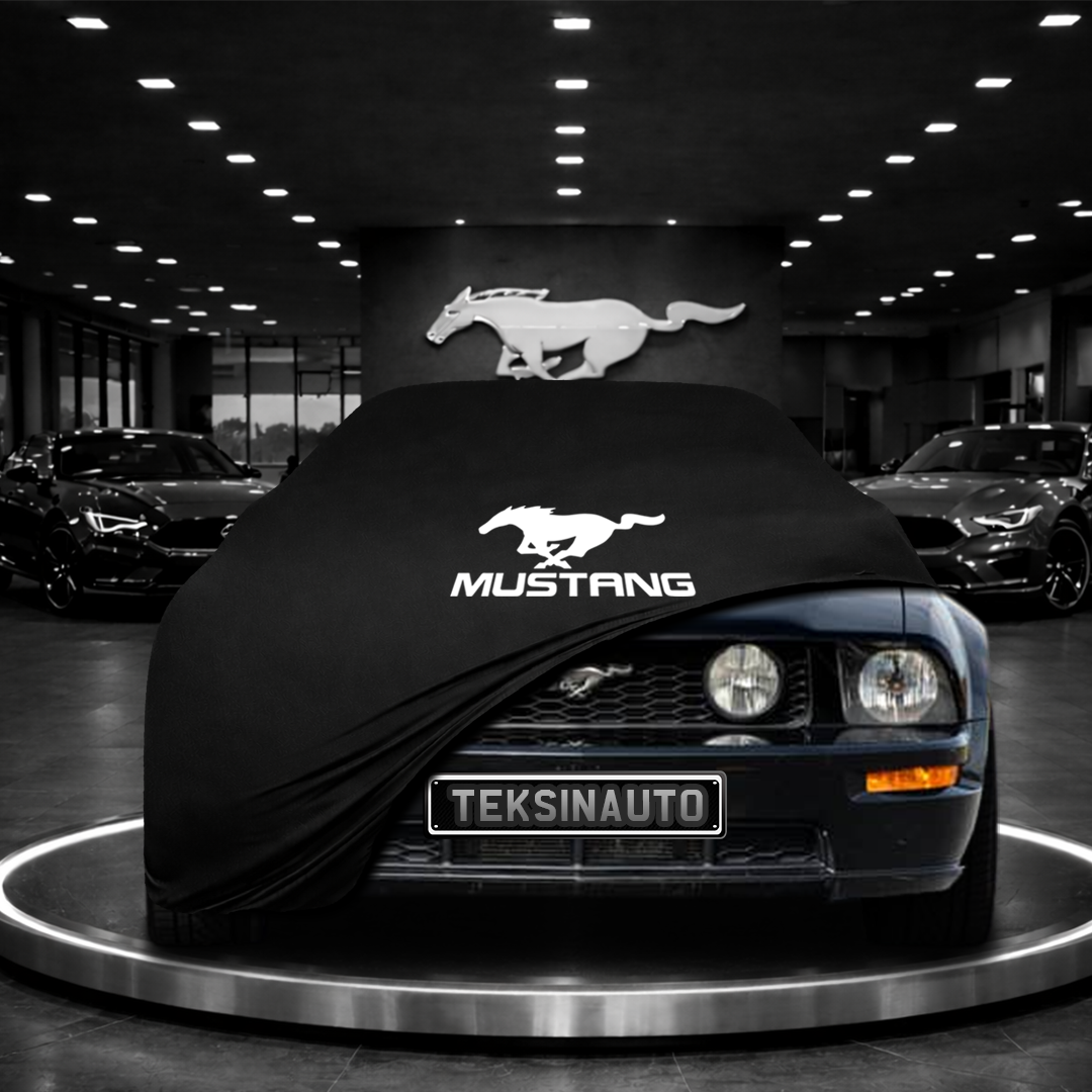 MUSTANG 5 2005-2014 Custom Fit Indoor Car Cover Soft Stretch Black Gray Blue Red Dust Protection Garage Cover Laser Cut + Bag