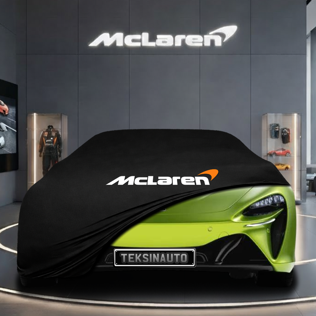 McLaren Artura (2021-) Custom Fit Indoor Car Cover Soft Stretch Black Gray Blue Red Dust Protection Garage Cover Laser Cut + Bag