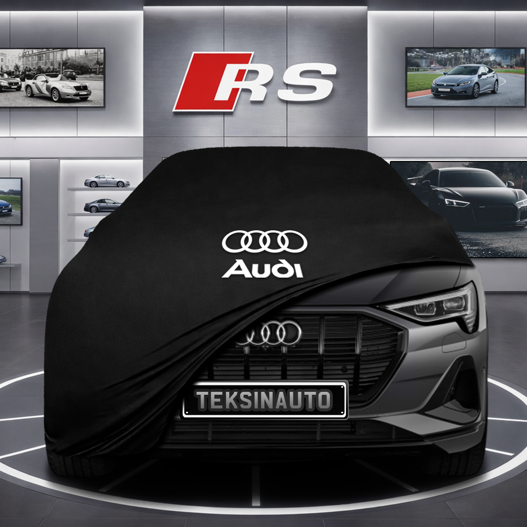 AUDİ Q5 E-TRON 2022- Custom Fit Indoor Car Cover Soft Stretch Black Gray Blue Red Dust Protection Garage Cover Laser Cut + Bag