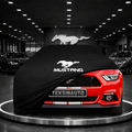 MUSTANG 6 2015-2023 Custom Fit Indoor Car Cover Soft Stretch Black Gray Blue Red Dust Protection Garage Cover Laser Cut + Bag