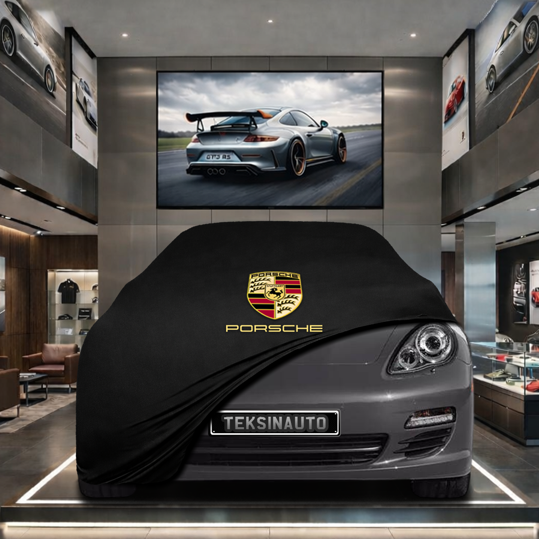 Porsche Panamera (G1-2-G2-2) Custom Fit Indoor Car Cover Soft Stretch Black Gray Blue Red Dust Protection Garage Cover Laser Cut + Bag