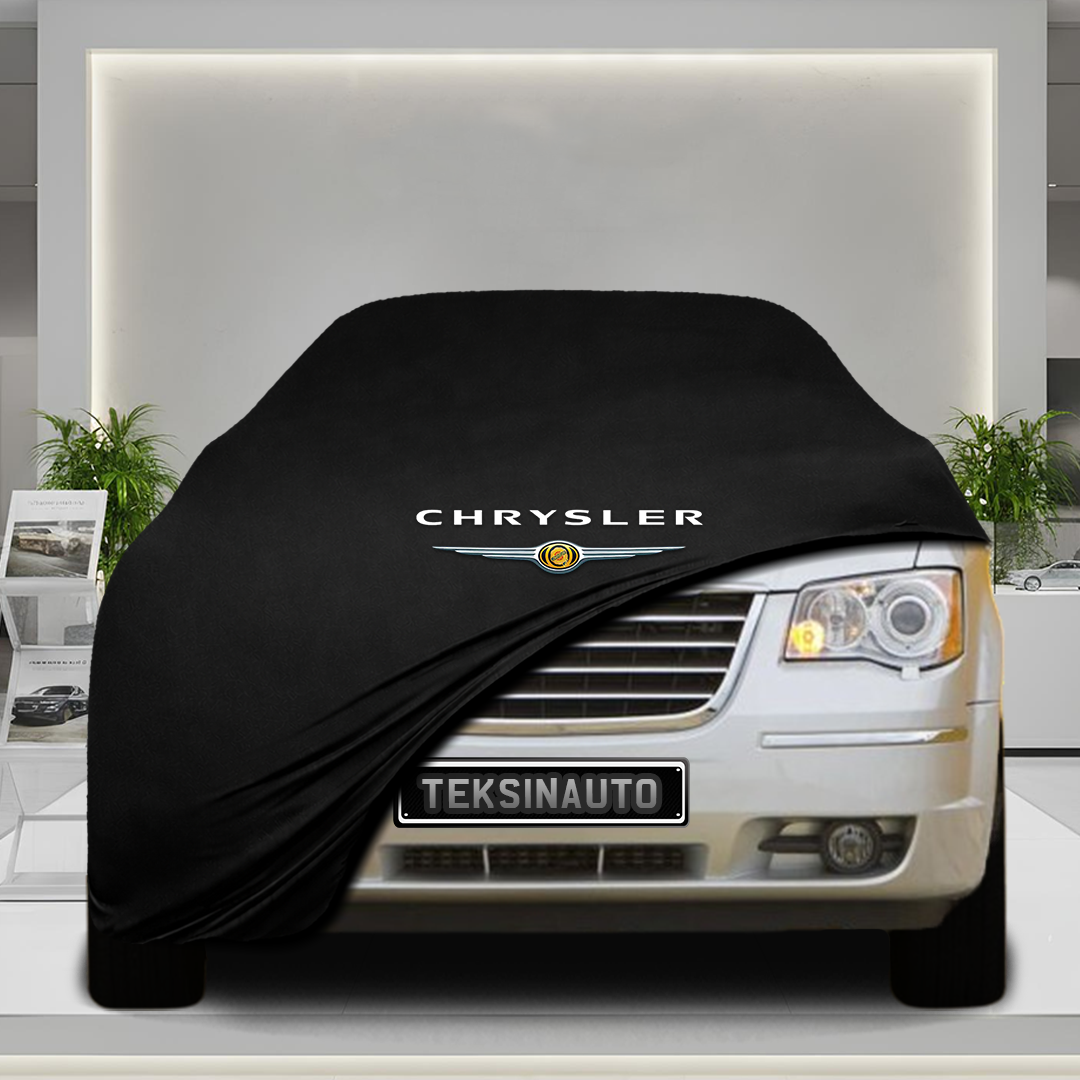Chrysler Voyager 5 (2007-2016)  Custom Fit Indoor Car Cover Soft Stretch Black Gray Blue Red Dust Protection Garage Cover Laser Cut + Bag