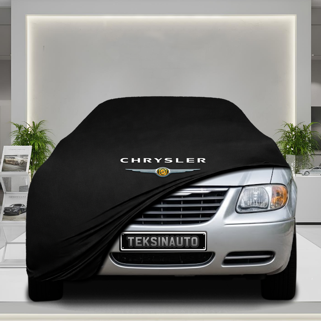 Chrysler Voyager (2001-2008)  Custom Fit Indoor Car Cover Soft Stretch Black Gray Blue Red Dust Protection Garage Cover Laser Cut + Bag