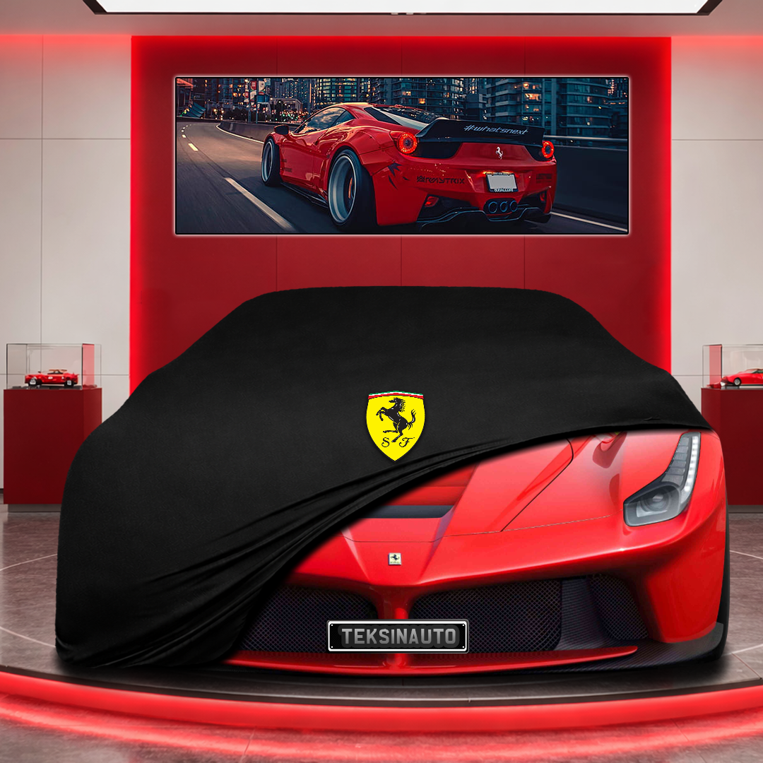 Ferrari La Ferrari Custom Fit Indoor Car Cover Soft Stretch Black Gray Blue Red Dust Protection Garage Cover Laser Cut + Bag