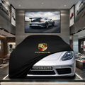 Porsche 718 (982) Custom Fit Indoor Car Cover Soft Stretch Black Gray Blue Red Dust Protection Garage Cover Laser Cut + Bag