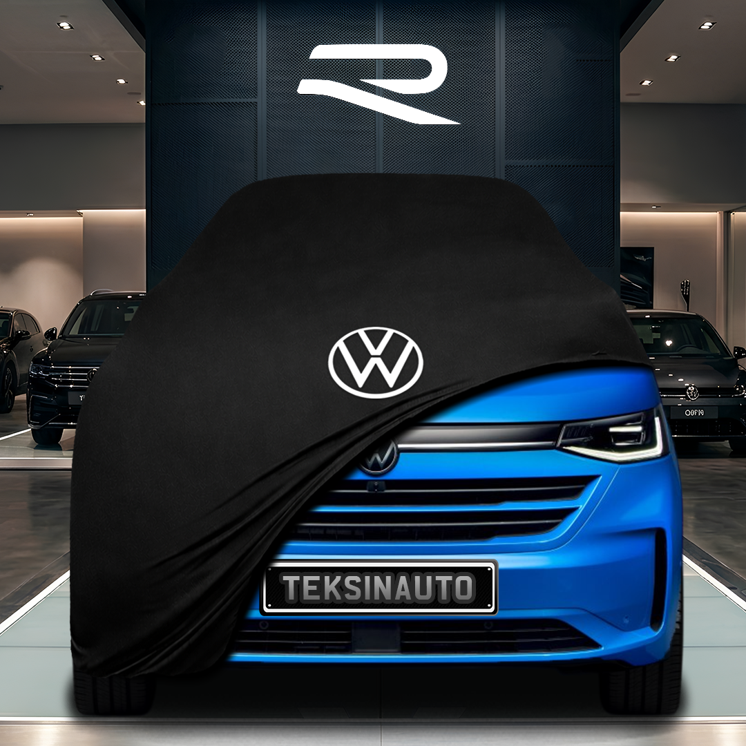 Volkswagen Transporter T7 (2025-) Custom Fit Indoor Car Cover Soft Stretch Black Gray Blue Red Dust Protection Garage Cover Laser Cut + Bag