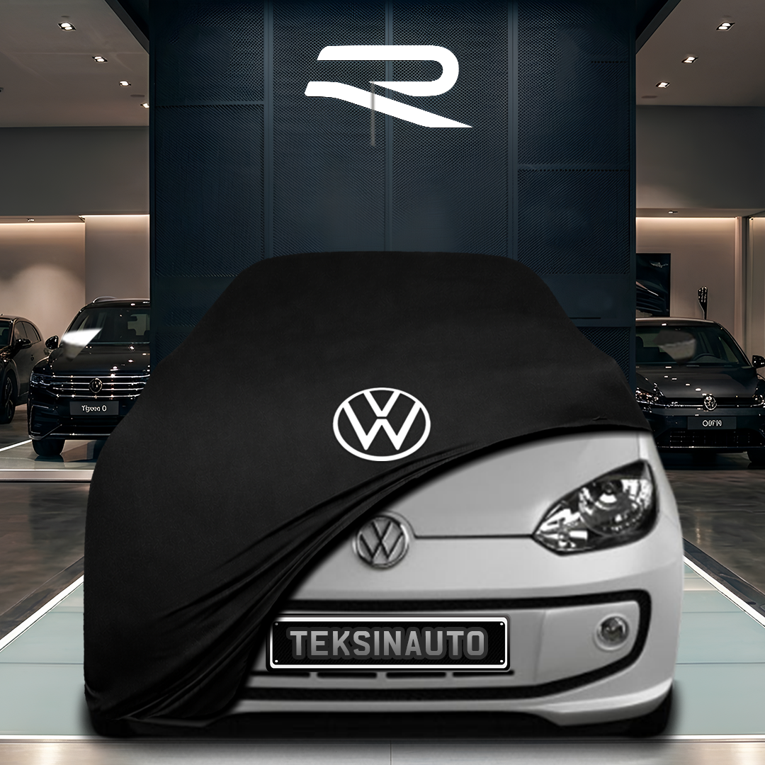 Volkswagen UP Custom Fit Indoor Car Cover Soft Stretch Black Gray Blue Red Dust Protection Garage Cover Laser Cut + Bag
