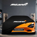 McLaren 750S (2023-) Custom Fit Indoor Car Cover Soft Stretch Black Gray Blue Red Dust Protection Garage Cover Laser Cut + Bag
