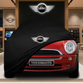 MİNİ COOPER HATCH R50-R53 2001-2006 Custom Fit Indoor Car Cover Soft Stretch Black Gray Blue Red Dust Protection Garage Cover Laser Cut + Bag