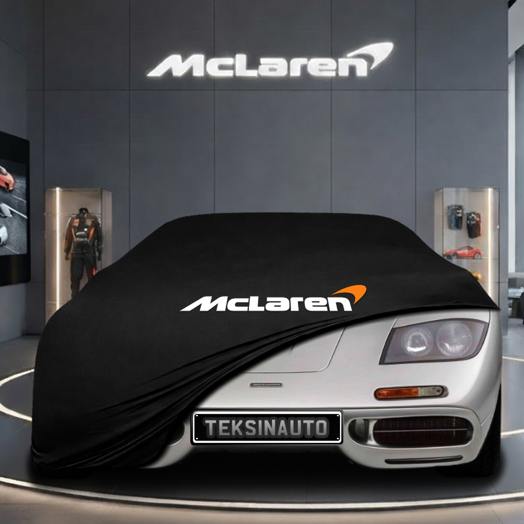 McLaren F1 (1992-2000) Custom Fit Indoor Car Cover Soft Stretch Black Gray Blue Red Dust Protection Garage Cover Laser Cut + Bag