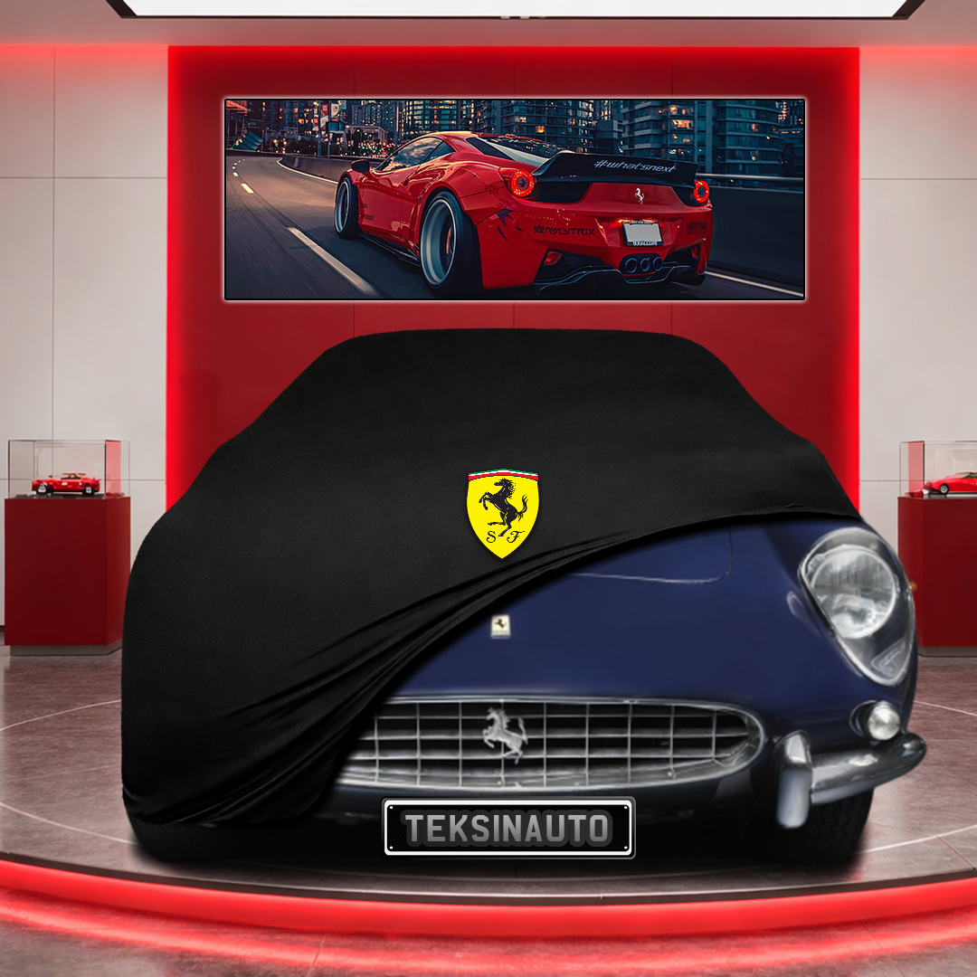Ferrari 400 Super America Custom Fit Indoor Car Cover Soft Stretch Black Gray Blue Red Dust Protection Garage Cover Laser Cut + Bag