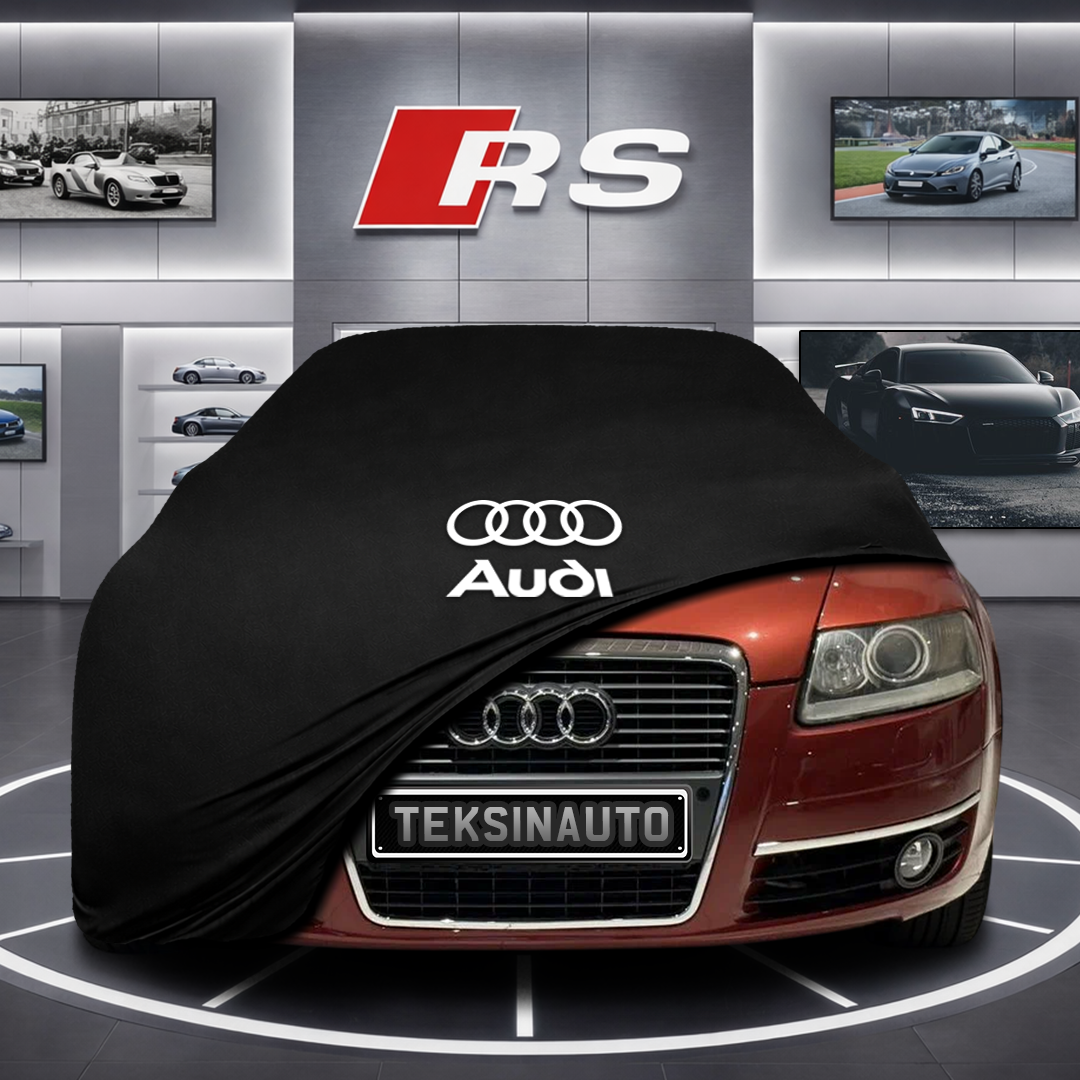 AUDİ A6 C6 Custom Fit Indoor Car Cover Soft Stretch Black Gray Blue Red Dust Protection Garage Cover Laser Cut + Bag