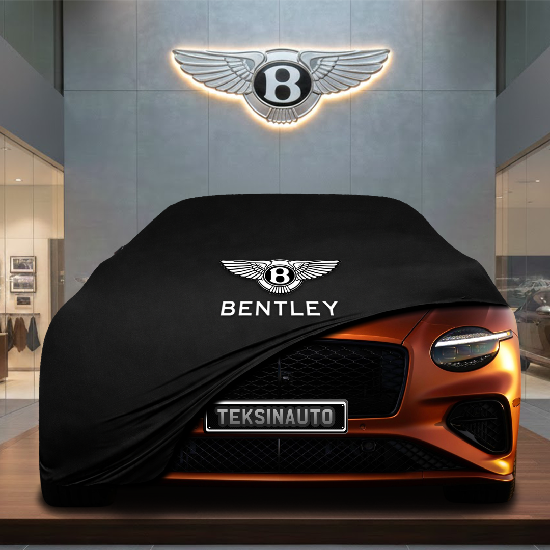 BENTLEY CONTİNENTAL GTC GEN 4 2025- Custom Fit Indoor Car Cover Soft Stretch Black Gray Blue Red Dust Protection Garage Cover Laser Cut + Bag