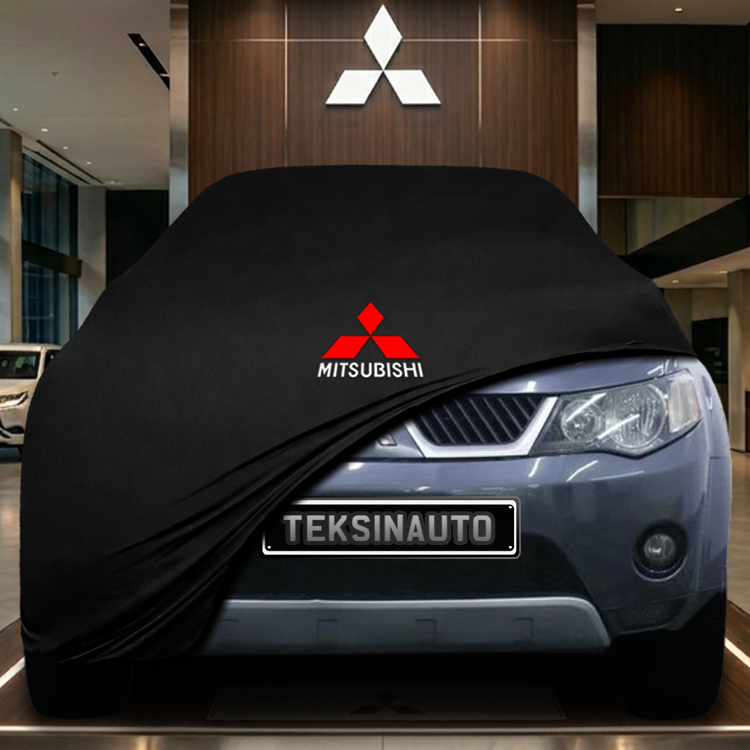 MİTSUBİSHİ OUTLANDER 2 (2005-2012) Custom Fit Indoor Car Cover Soft Stretch Black Gray Blue Red Dust Protection Garage Cover Laser Cut + Bag
