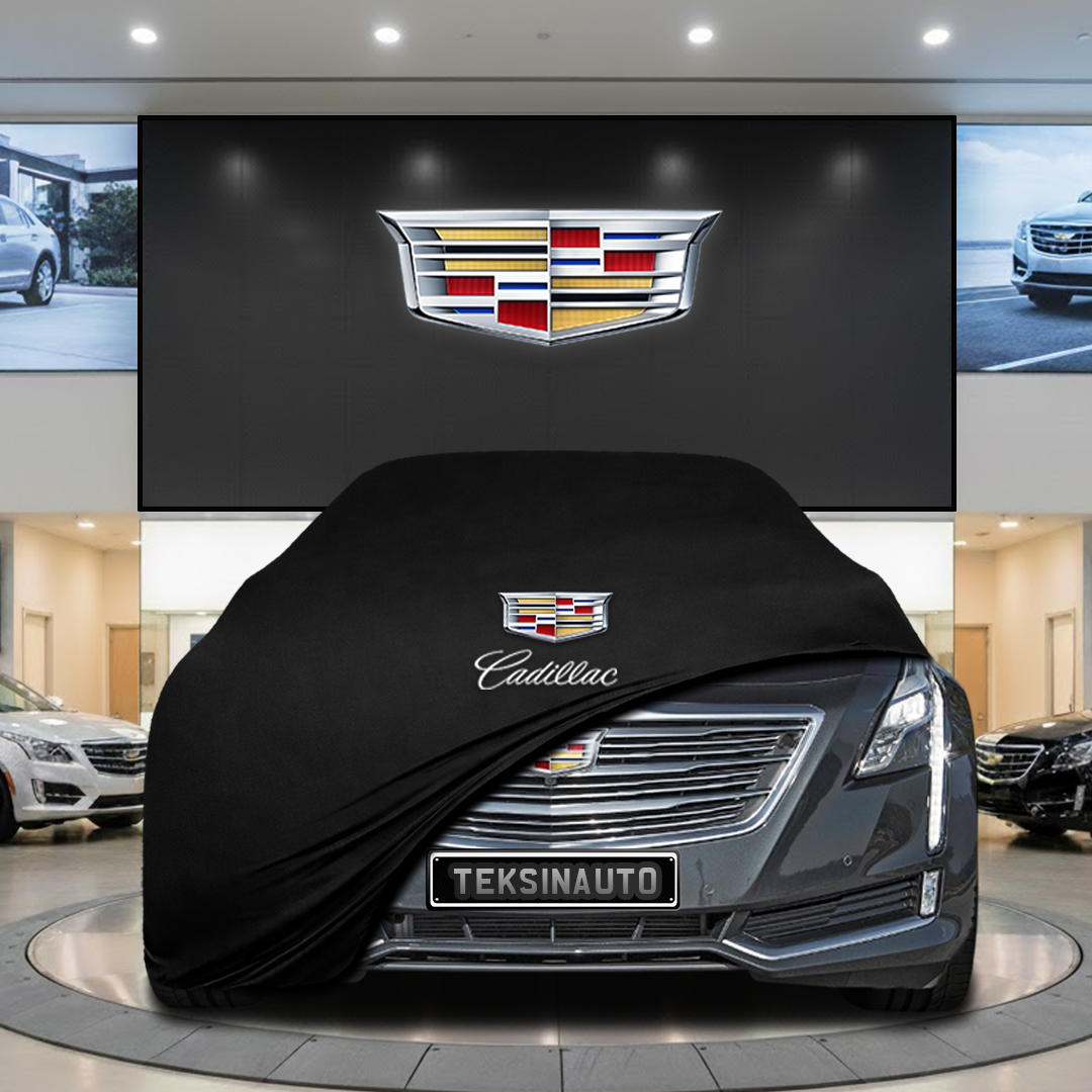 Cadillac CT6 Custom Fit Indoor Car Cover Soft Stretch Black Gray Blue Red Dust Protection Garage Cover Laser Cut + Bag