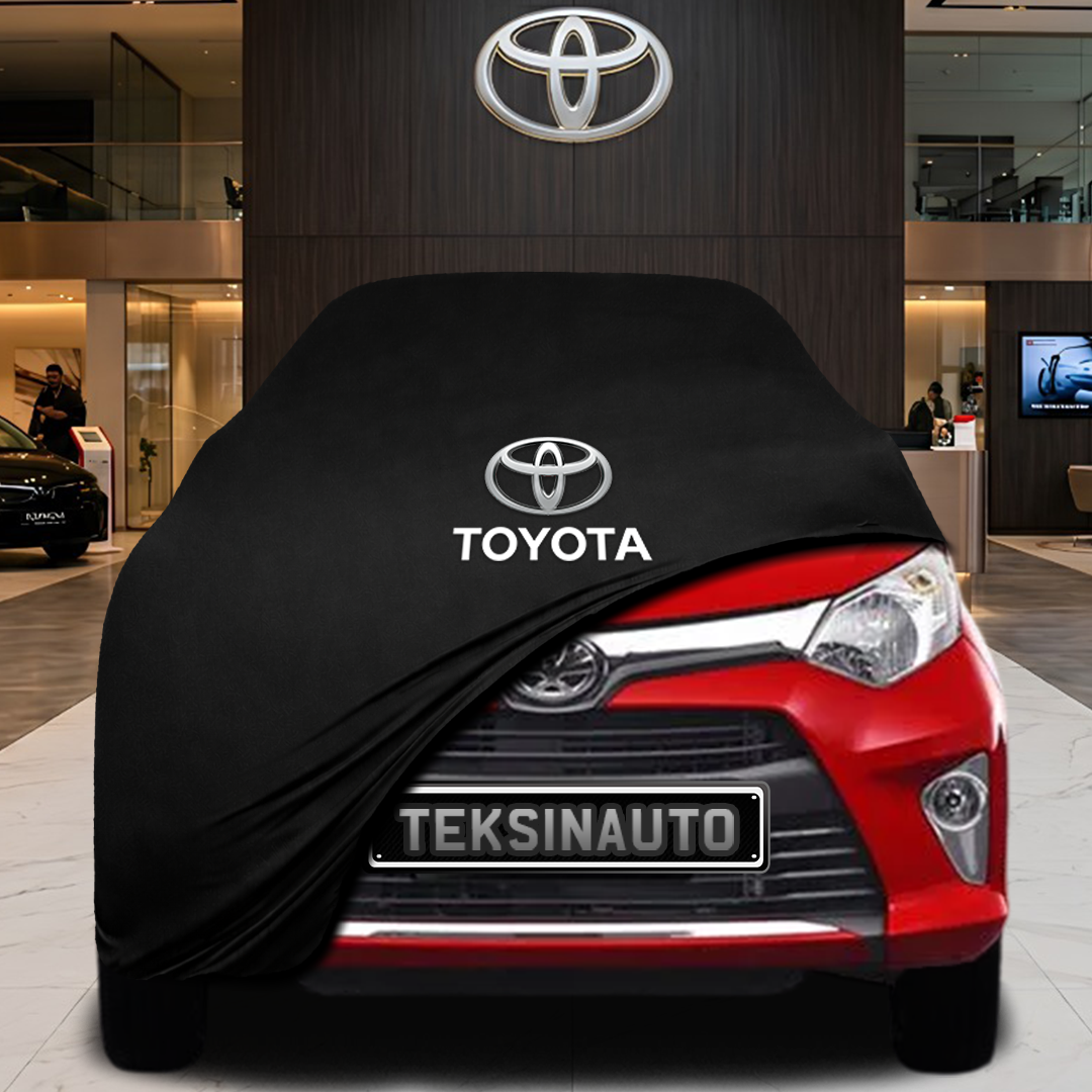 TOYOTA CALYA Custom Fit Indoor Car Cover Soft Stretch Black Gray Blue Red Dust Protection Garage Cover Laser Cut + Bag