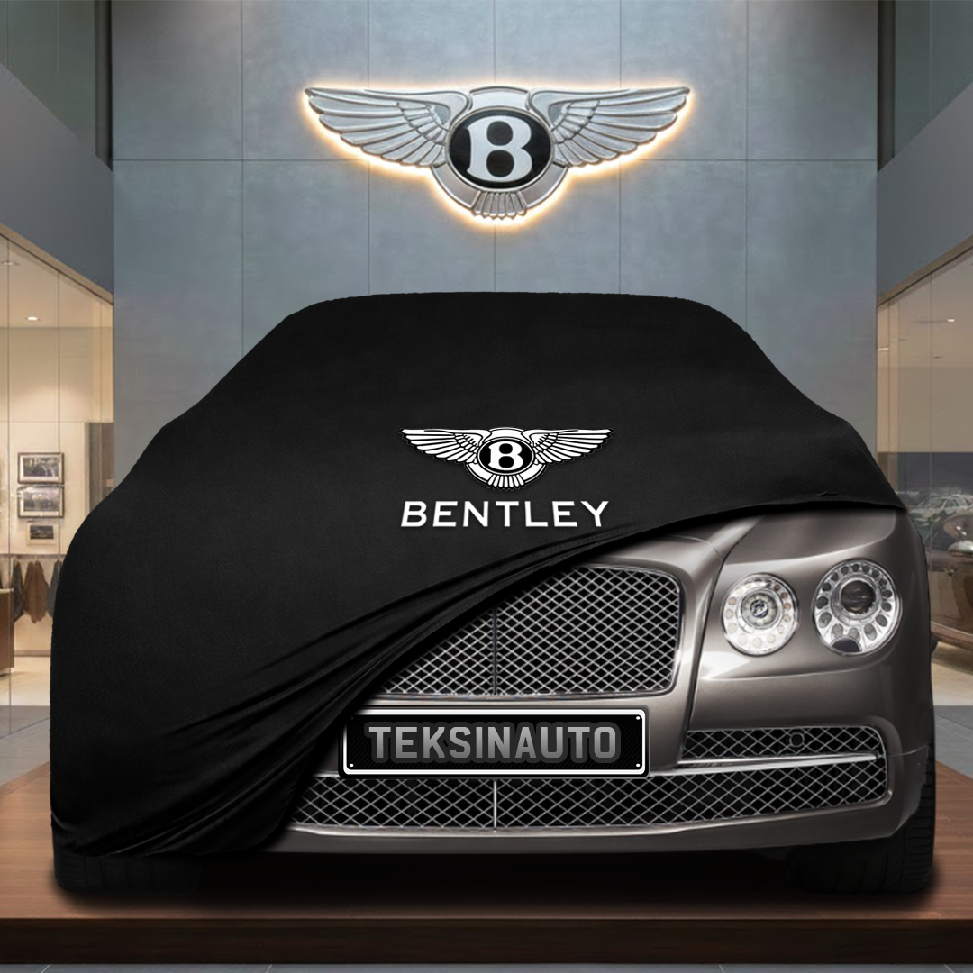 BENTLEY FLYİNG SPUR 2 2013-2019 Custom Fit Indoor Car Cover Soft Stretch Black Gray Blue Red Dust Protection Garage Cover Laser Cut + Bag