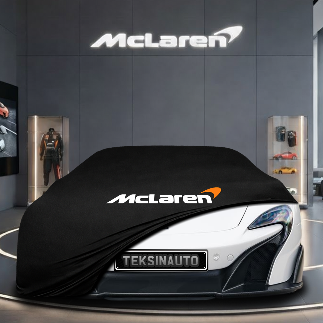 McLaren 675LT (2015-2017) Custom Fit Indoor Car Cover Soft Stretch Black Gray Blue Red Dust Protection Garage Cover Laser Cut + Bag