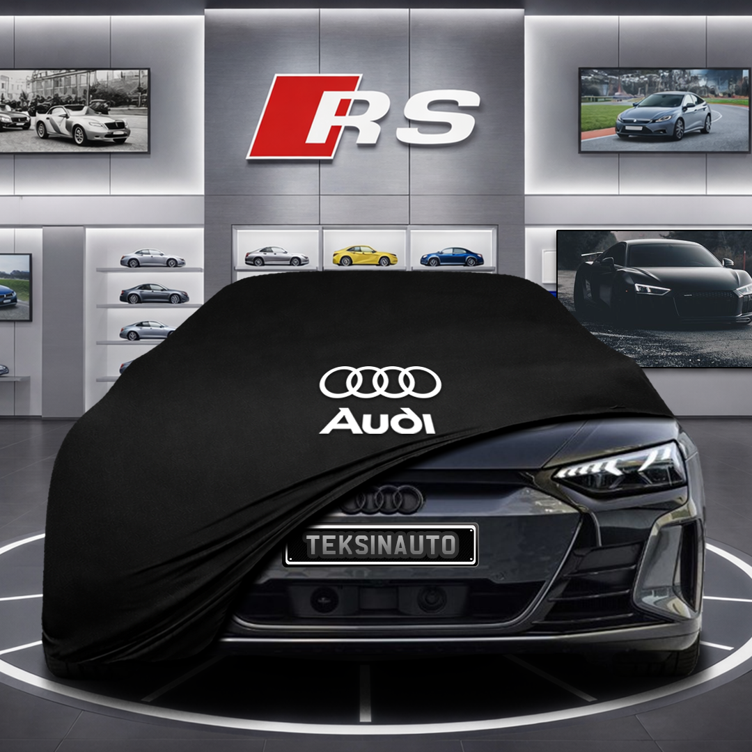 AUDİ E-TRON GT 2021-2024 Custom Fit Indoor Car Cover Soft Stretch Black Gray Blue Red Dust Protection Garage Cover Laser Cut + Bag