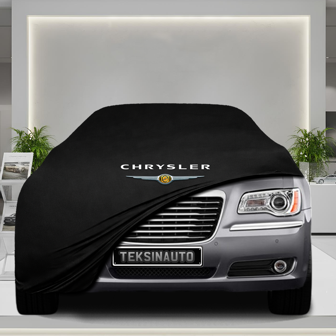 CHRYSLER-300-2(2011-) Custom Fit Indoor Car Cover Soft Stretch Black Gray Blue Red Dust Protection Garage Cover Laser Cut + Bag