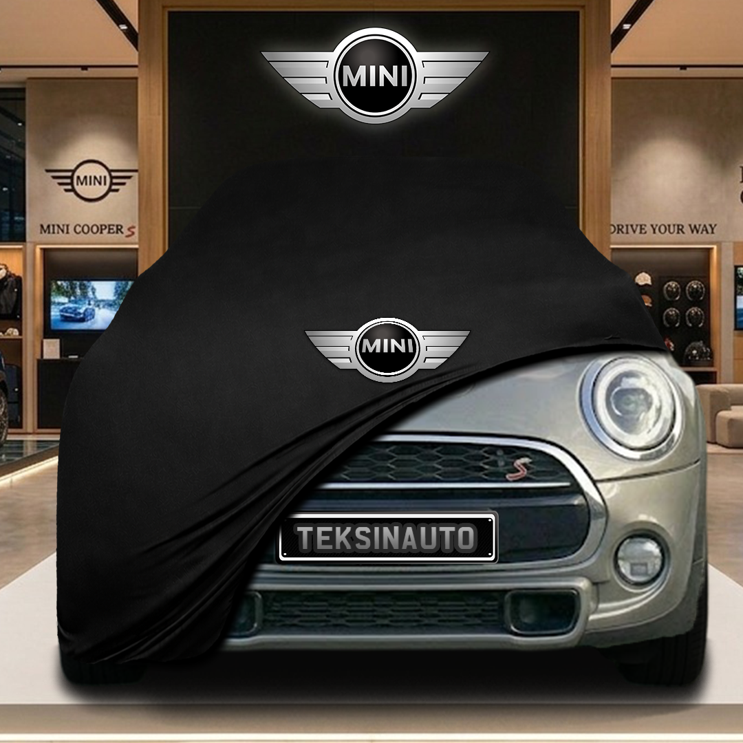 MİNİ COOPER HATCH F55 Custom Fit Indoor Car Cover Soft Stretch Black Gray Blue Red Dust Protection Garage Cover Laser Cut + Bag