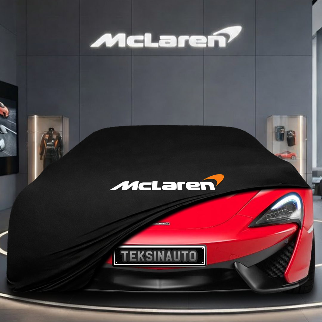 McLaren 540C (2015-) Custom Fit Indoor Car Cover Soft Stretch Black Gray Blue Red Dust Protection Garage Cover Laser Cut + Bag