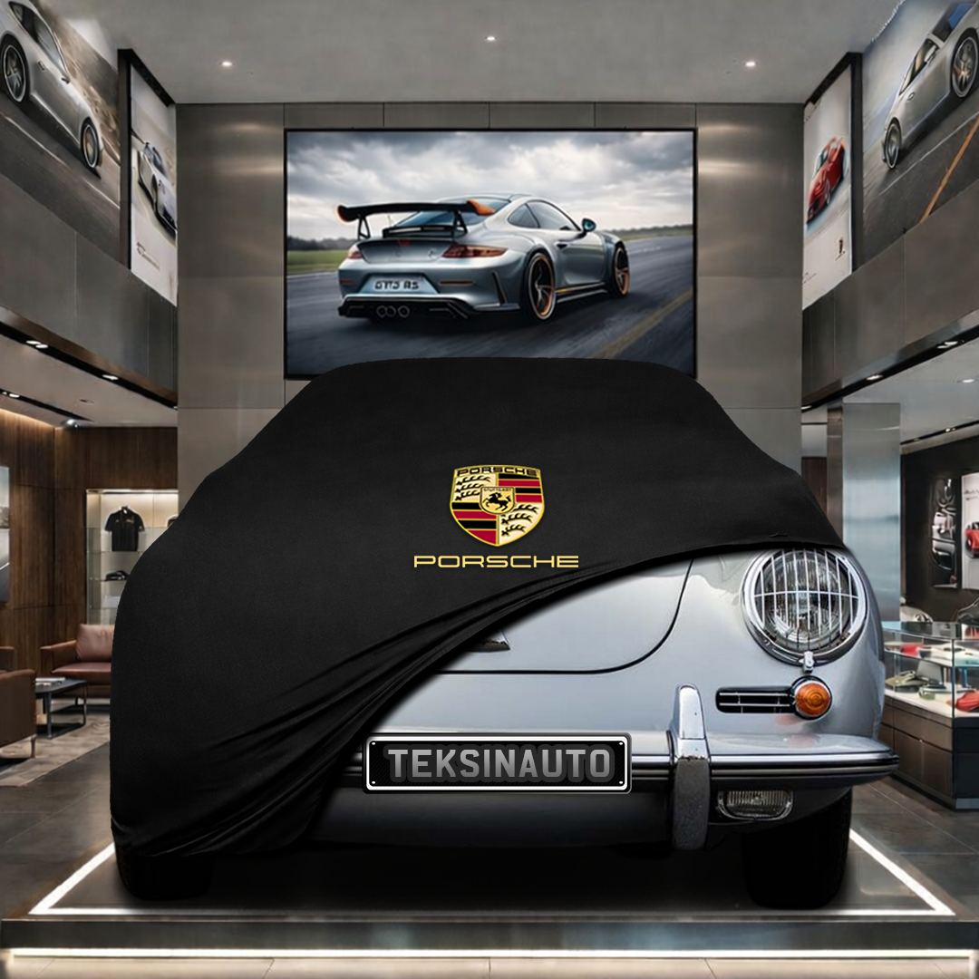 PORSCHE 356 1948-1955 Custom Fit Indoor Car Cover Soft Stretch Black Gray Blue Red Dust Protection Garage Cover Laser Cut + Bag