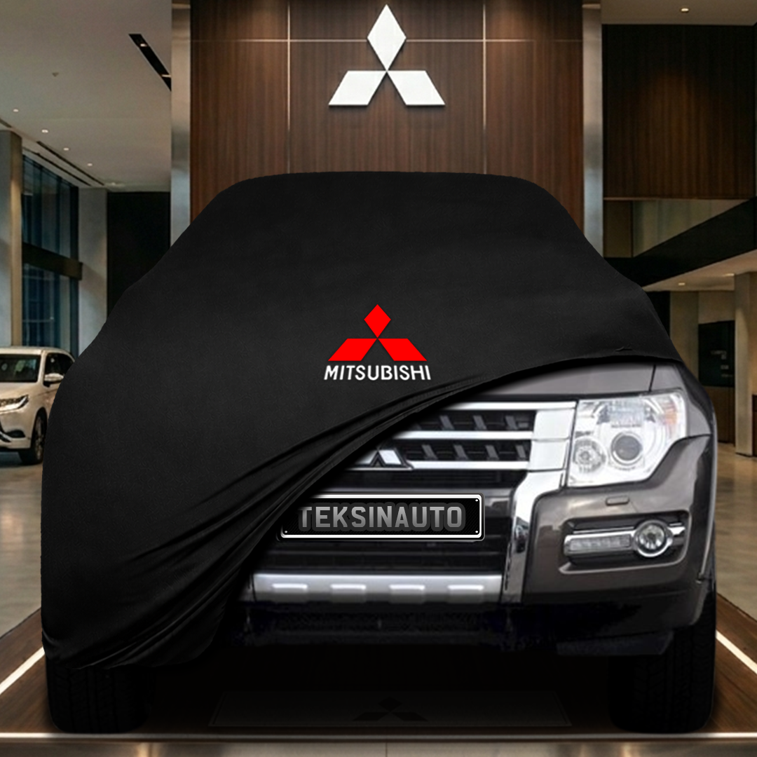 MİTSUBİSHİ SHOGUN 4 Custom Fit Indoor Car Cover Soft Stretch Black Gray Blue Red Dust Protection Garage Cover Laser Cut + Bag