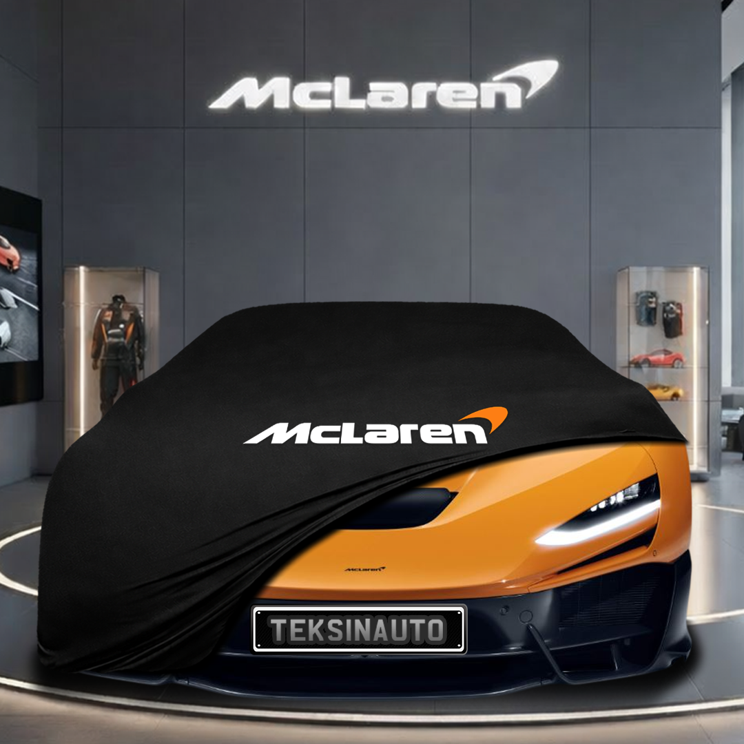 McLaren W1 (2025-) Custom Fit Indoor Car Cover Soft Stretch Black Gray Blue Red Dust Protection Garage Cover Laser Cut + Bag