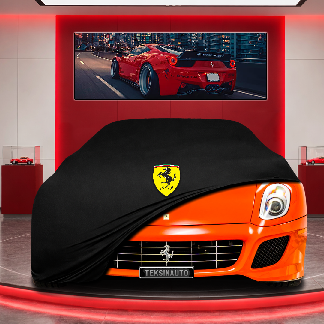 Ferrari SA Aperta Custom Fit Indoor Car Cover Soft Stretch Black Gray Blue Red Dust Protection Garage Cover Laser Cut + Bag