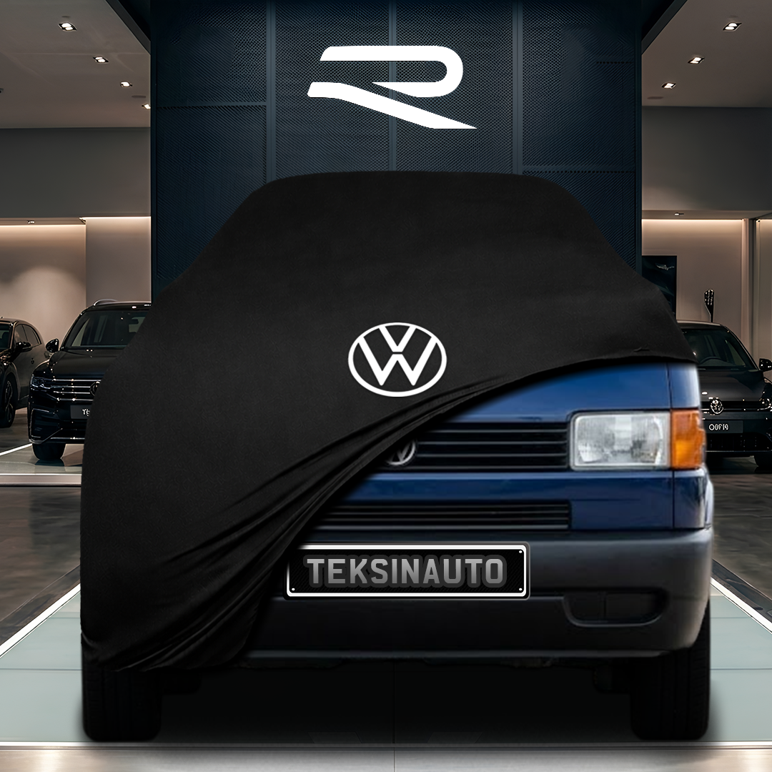 Volkswagen Transporter T4 (1990-1995) Custom Fit Indoor Car Cover Soft Stretch Black Gray Blue Red Dust Protection Garage Cover Laser Cut + Bag