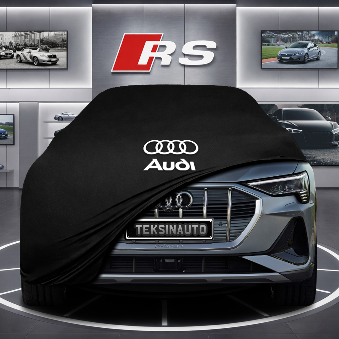 AUDİ E-TRON GE SPORTBACK 2018-2022 Custom Fit Indoor Car Cover Soft Stretch Black Gray Blue Red Dust Protection Garage Cover Laser Cut + Bag