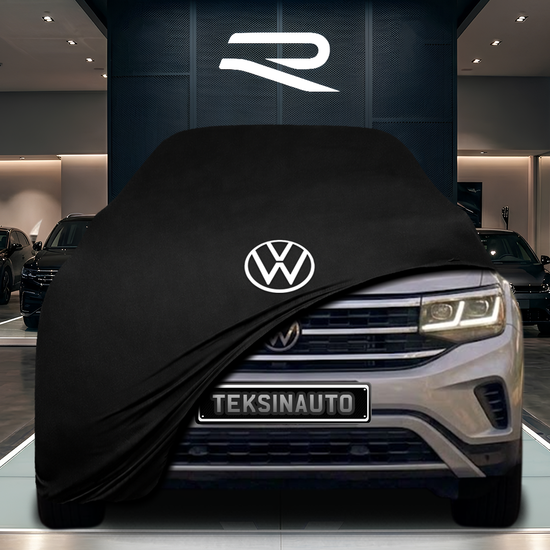 Volkswagen Teramont Custom Fit Indoor Car Cover Soft Stretch Black Gray Blue Red Dust Protection Garage Cover Laser Cut + Bag