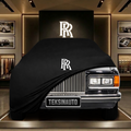 Rolls Royce Silver Spur (1980-1998) Custom Fit Indoor Car Cover Soft Stretch Black Gray Blue Red Dust Protection Garage Cover Laser Cut + Bag