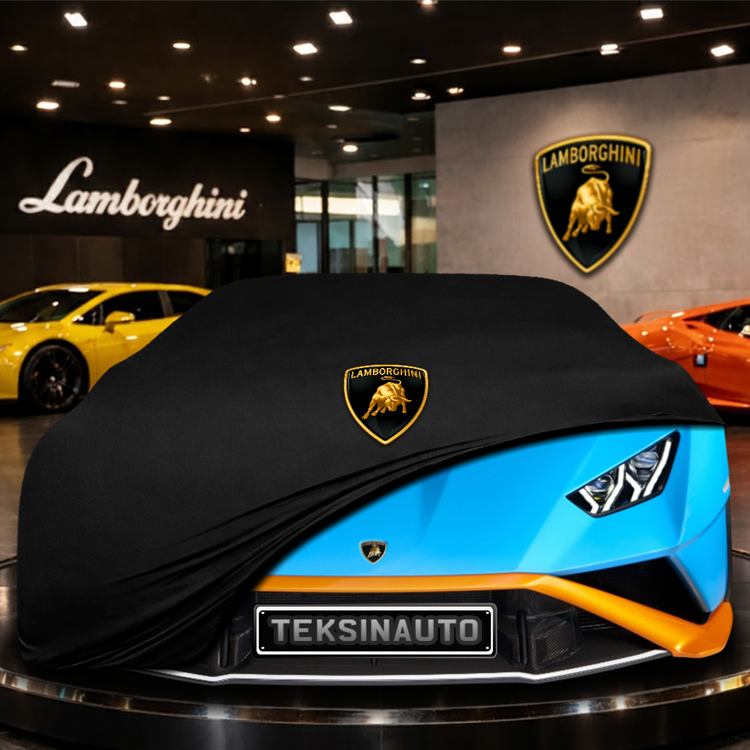 Lamborghini Huracan STO (2020-) Custom Fit Indoor Car Cover Soft Stretch Black Gray Blue Red Dust Protection Garage Cover Laser Cut + Bag