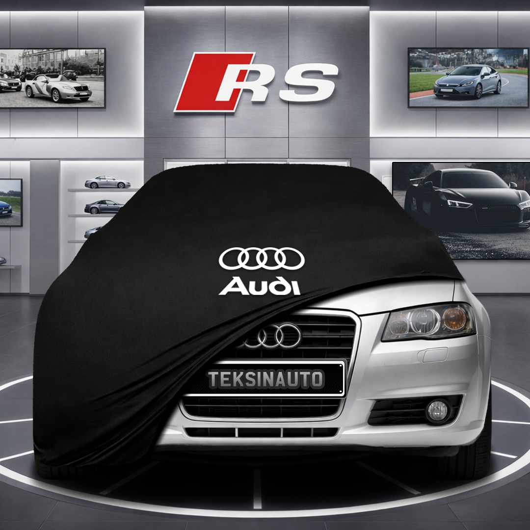 AUDİ A3 8P Custom Fit Indoor Car Cover Soft Stretch Black Gray Blue Red Dust Protection Garage Cover Laser Cut + Bag