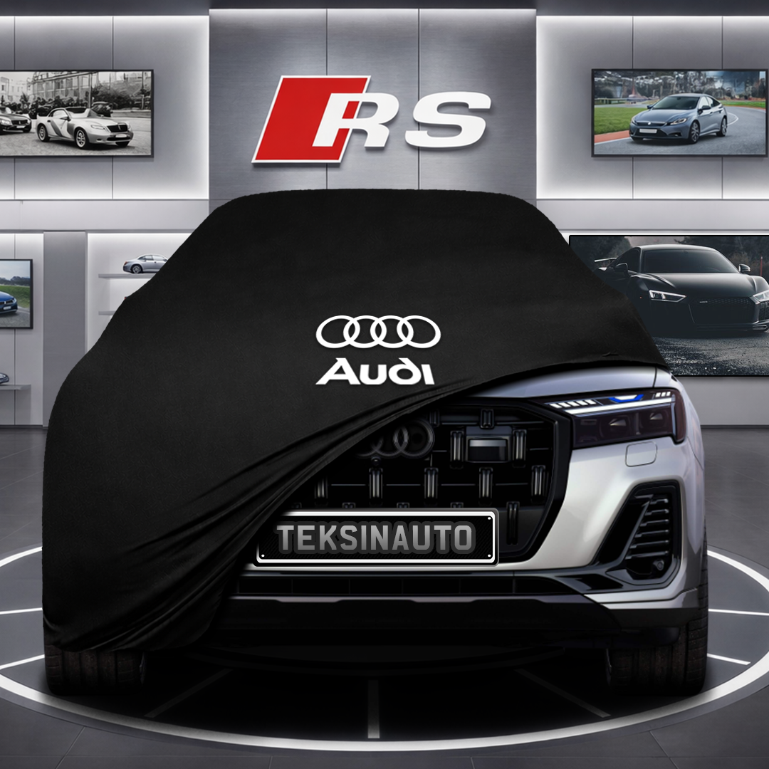 AUDİ Q7 4M 2019-2024 Custom Fit Indoor Car Cover Soft Stretch Black Gray Blue Red Dust Protection Garage Cover Laser Cut + Bag