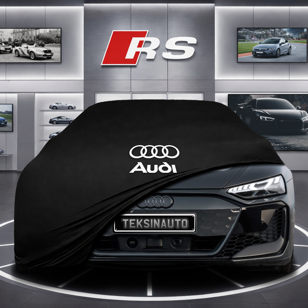 AUDİ E-TRON GT 2025- Custom Fit Indoor Car Cover Soft Stretch Black Gray Blue Red Dust Protection Garage Cover Laser Cut + Bag