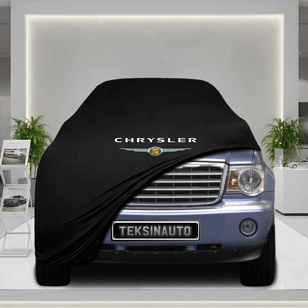Chrysler Aspen (2006-2009) Custom Fit Indoor Car Cover Soft Stretch Black Gray Blue Red Dust Protection Garage Cover Laser Cut + Bag