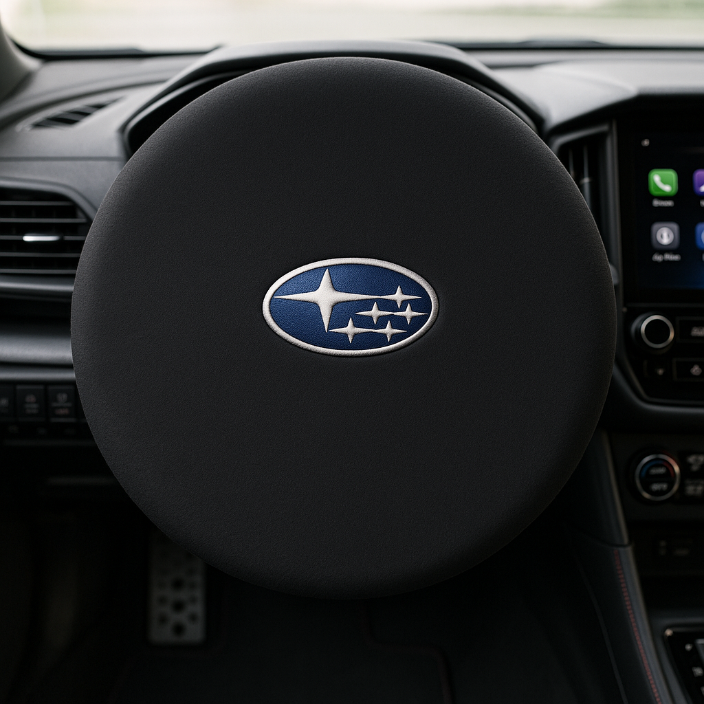 Steering Wheel Cover Soft Elastic Premium Fabric For all Subaru Model