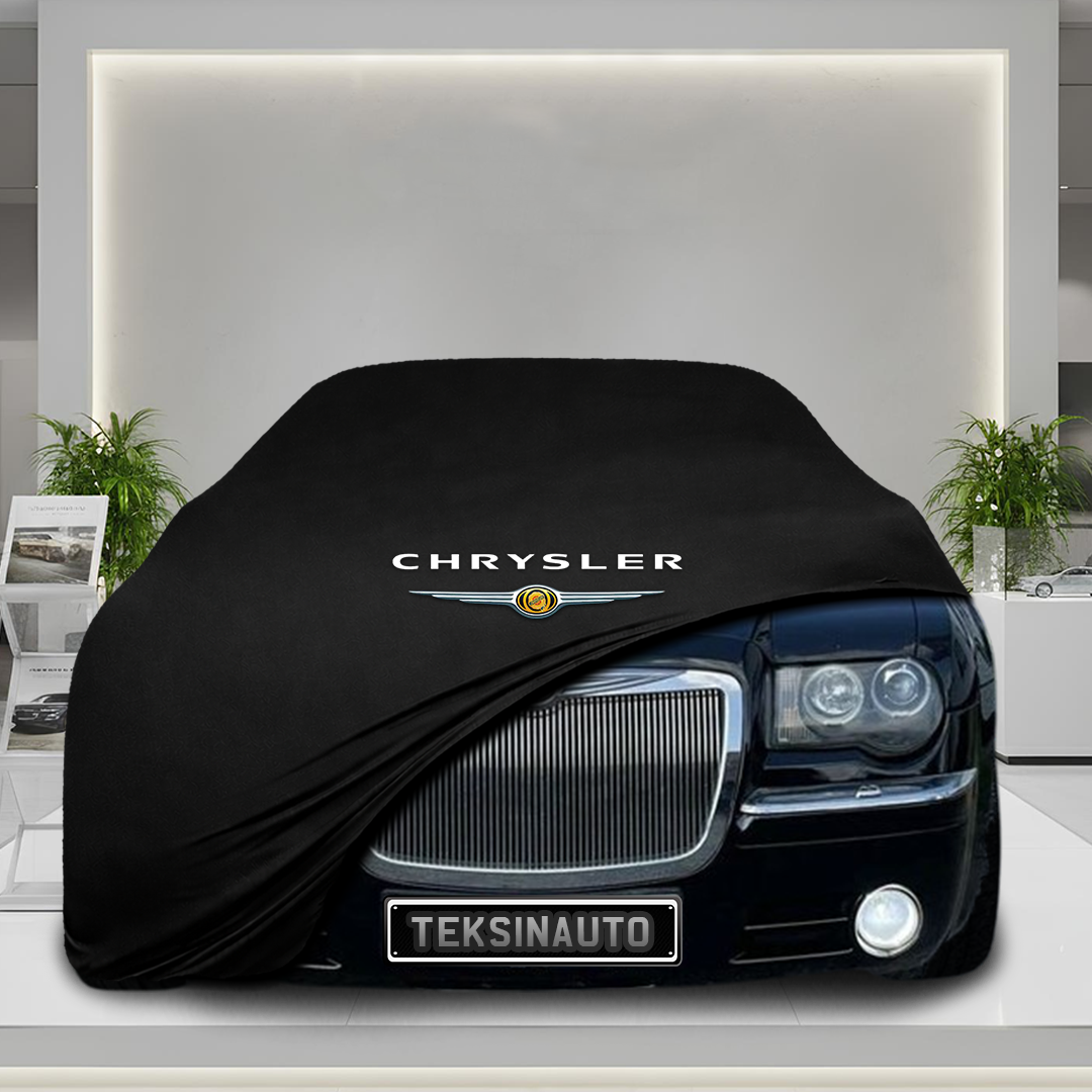Chrysler 300 (2004-2010) Custom Fit Indoor Car Cover Soft Stretch Black Gray Blue Red Dust Protection Garage Cover Laser Cut + Bag