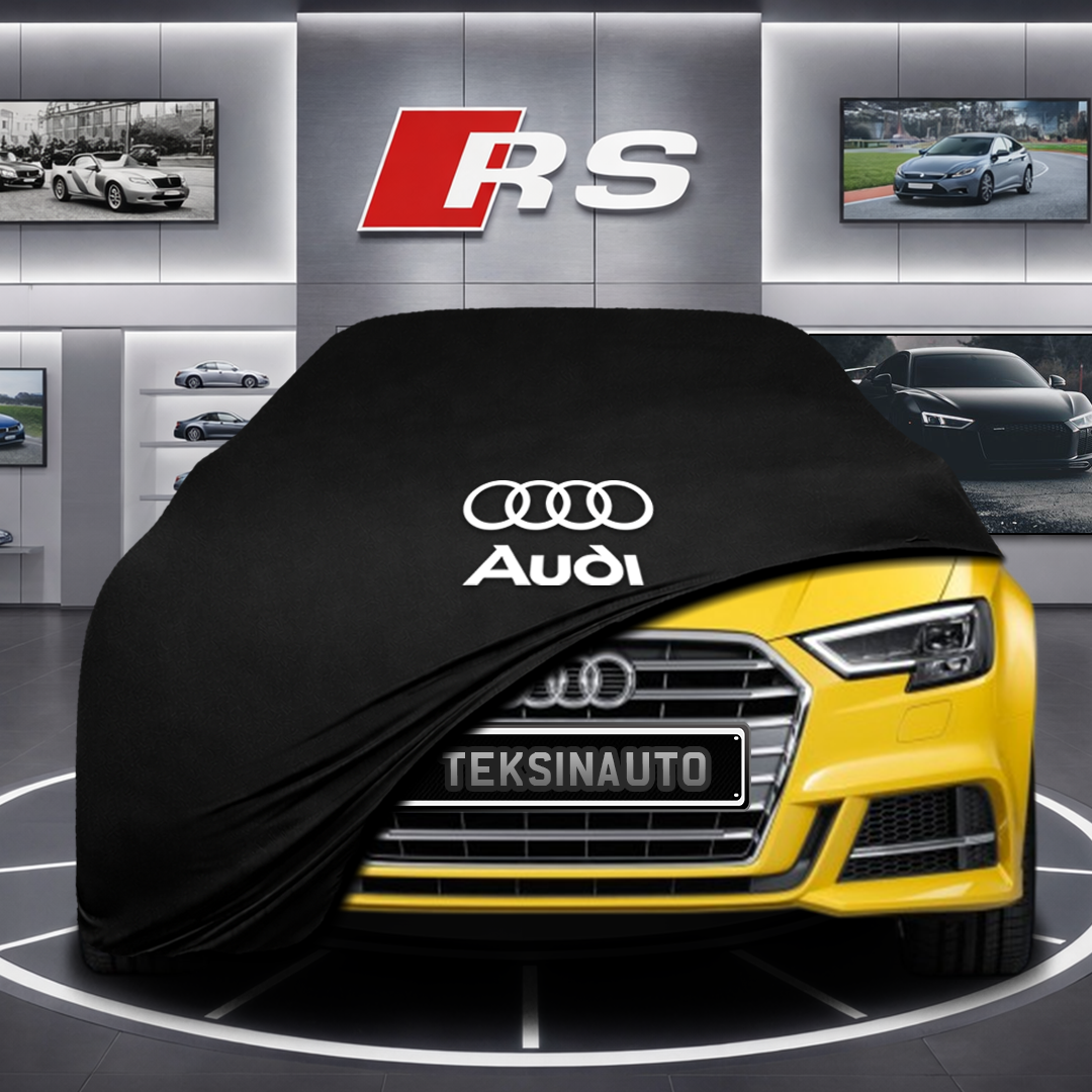 AUDİ A3 8V Custom Fit Indoor Car Cover Soft Stretch Black Gray Blue Red Dust Protection Garage Cover Laser Cut + Bag