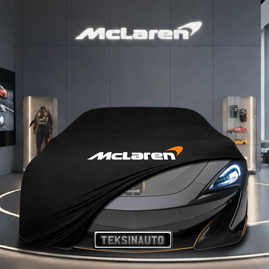 McLaren 600LT (2018-) Custom Fit Indoor Car Cover Soft Stretch Black Gray Blue Red Dust Protection Garage Cover Laser Cut + Bag