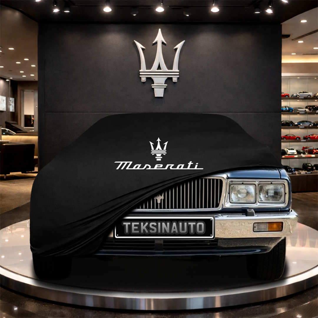 MASERATİ QUATTROPORTE (1978-1988) Custom Fit Indoor Car Cover Soft Stretch Black Gray Blue Red Dust Protection Garage Cover Laser Cut + Bag