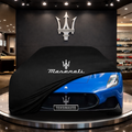 MASERATİ GT2 STRADALE (2024-) Custom Fit Indoor Car Cover Soft Stretch Black Gray Blue Red Dust Protection Garage Cover Laser Cut + Bag