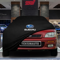 Subaru Justy 3 (1995 - 2003)  Custom Fit Indoor Car Cover Soft Stretch Black Gray Blue Red Dust Protection Garage Cover Laser Cut + Bag