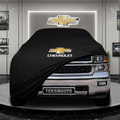 CHEVROLET SİLVERADO 3 1500 DOUBLE CAB (2013-2016) Custom Fit Indoor Car Cover Soft Stretch Black Gray Blue Red Dust Protection Garage Cover Laser Cut + Bag