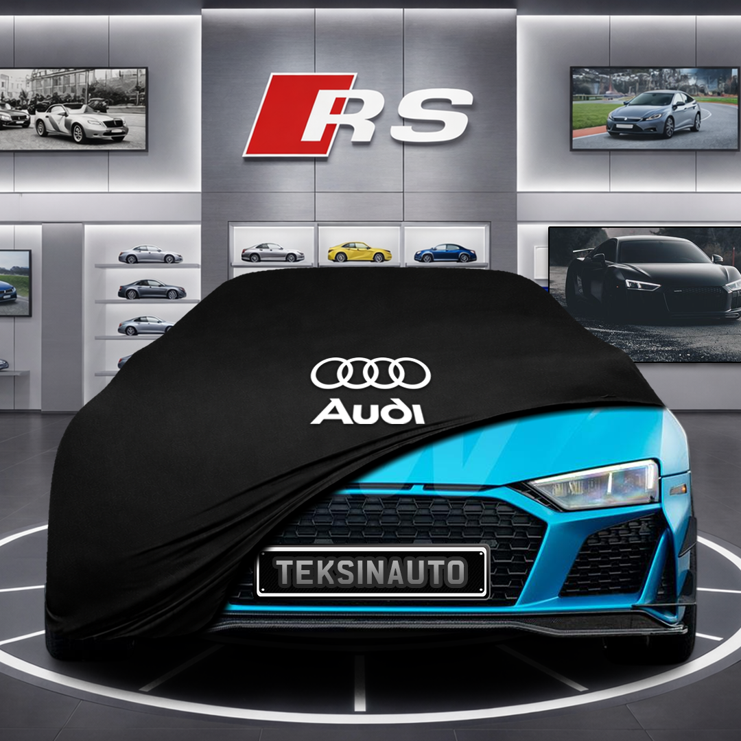 AUDİ R8 COUPE 4S Custom Fit Indoor Car Cover Soft Stretch Black Gray Blue Red Dust Protection Garage Cover Laser Cut + Bag
